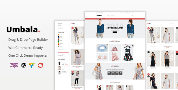 WooCommerce tema moda Umbala
